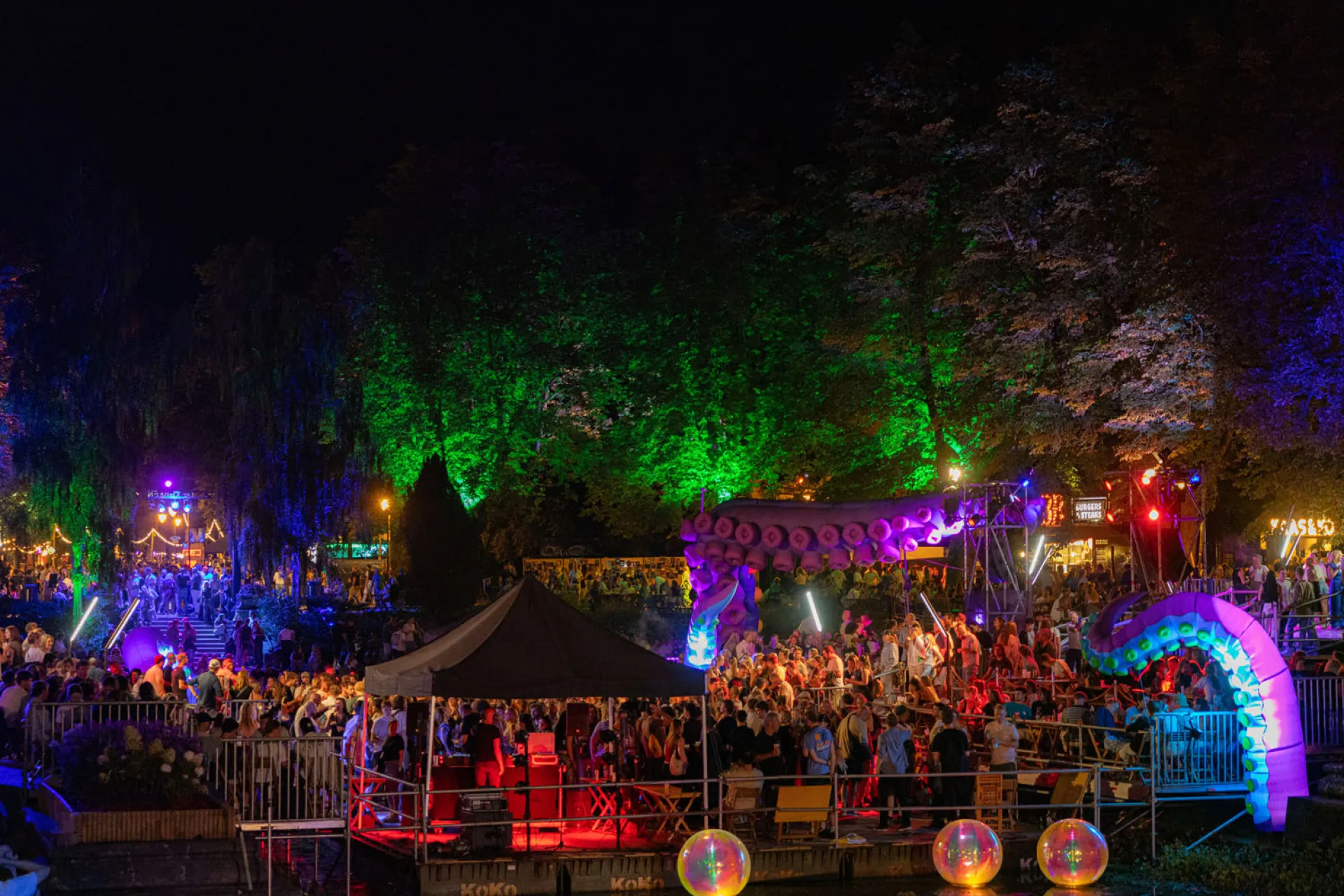 DJ tijdens Noorderzon