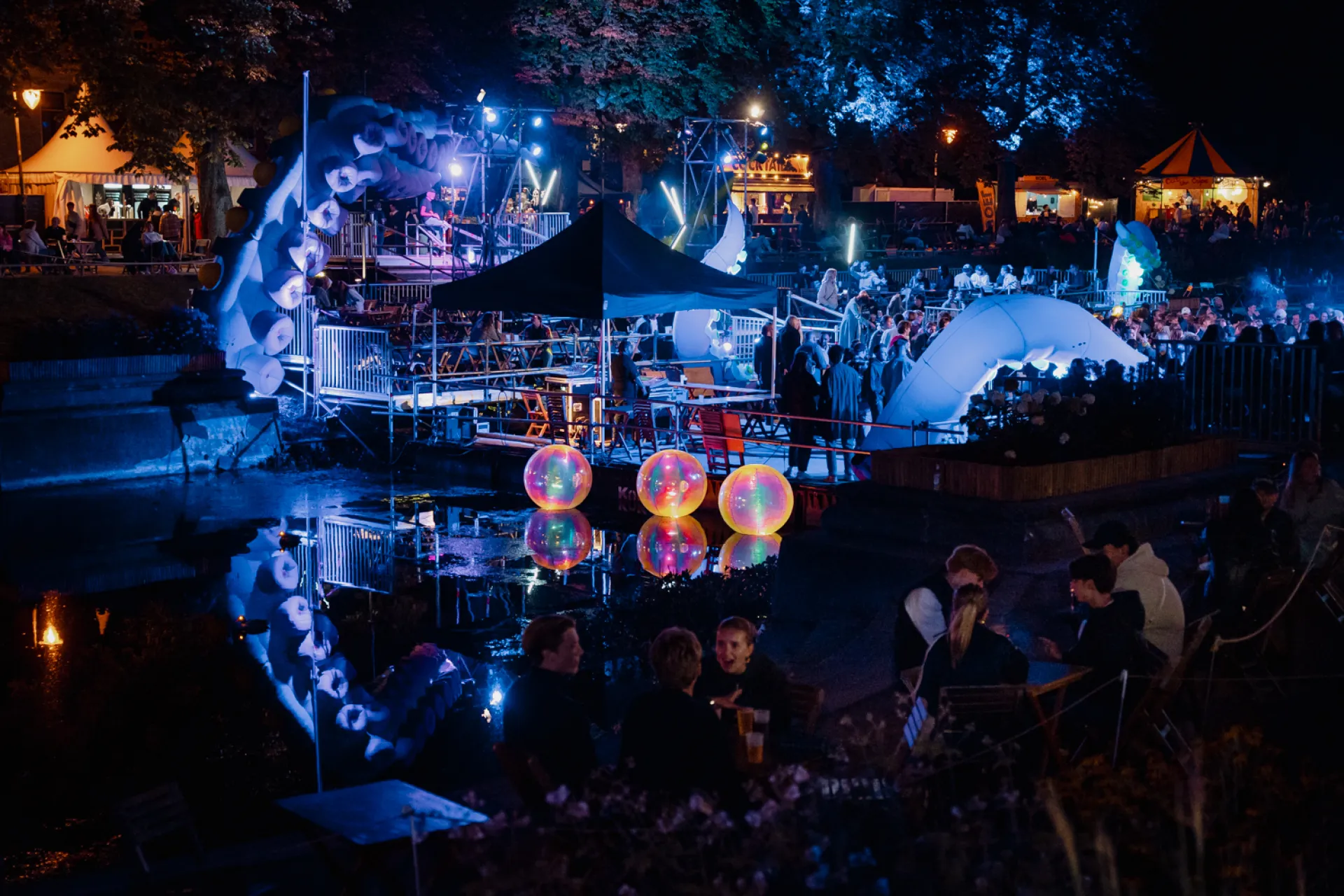 Noorderzon in de avond